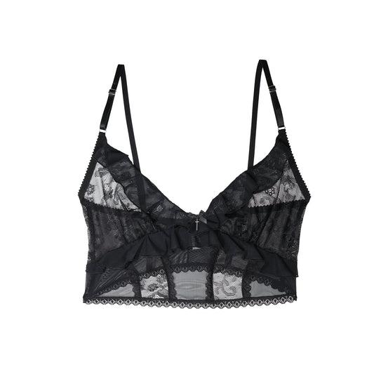 Thora Cami Immortal Lace and Black Mesh