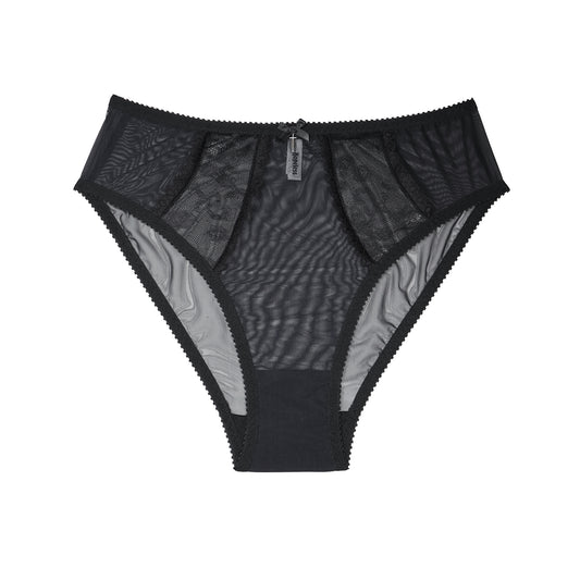 Wren Knickers Immortal Lace & Black Mesh