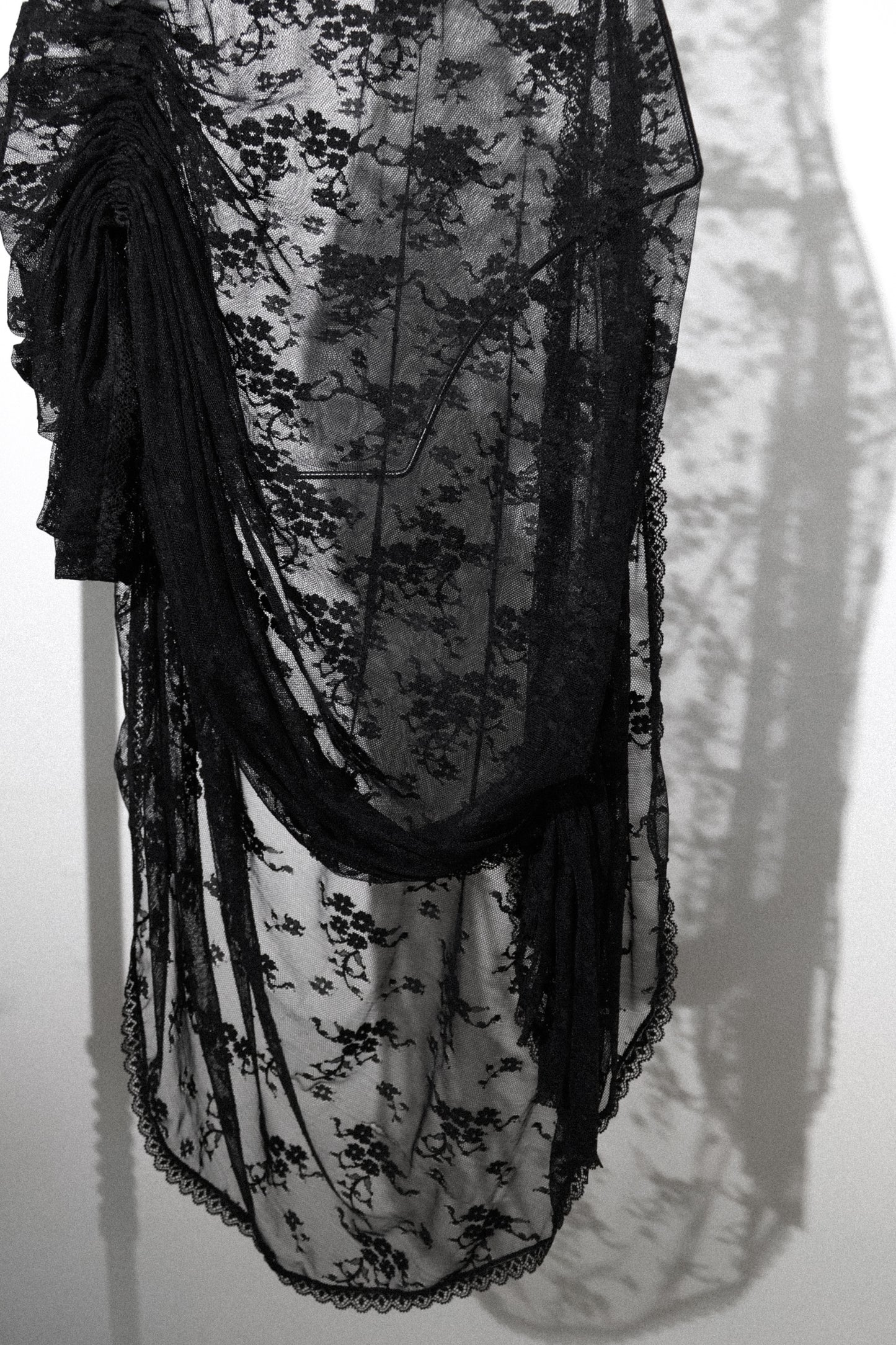 Zizette Dress Black Clover Lace