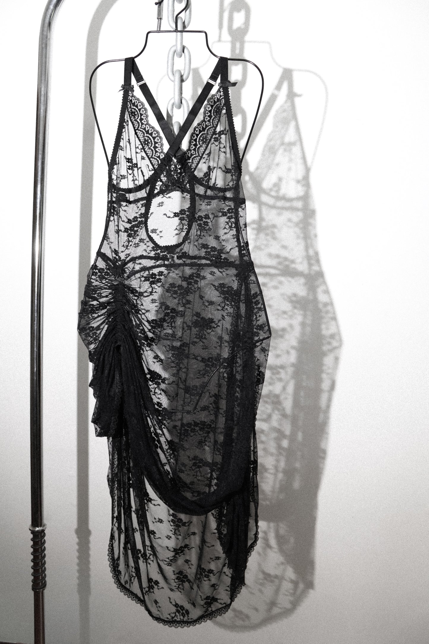 Zizette Dress Black Clover Lace