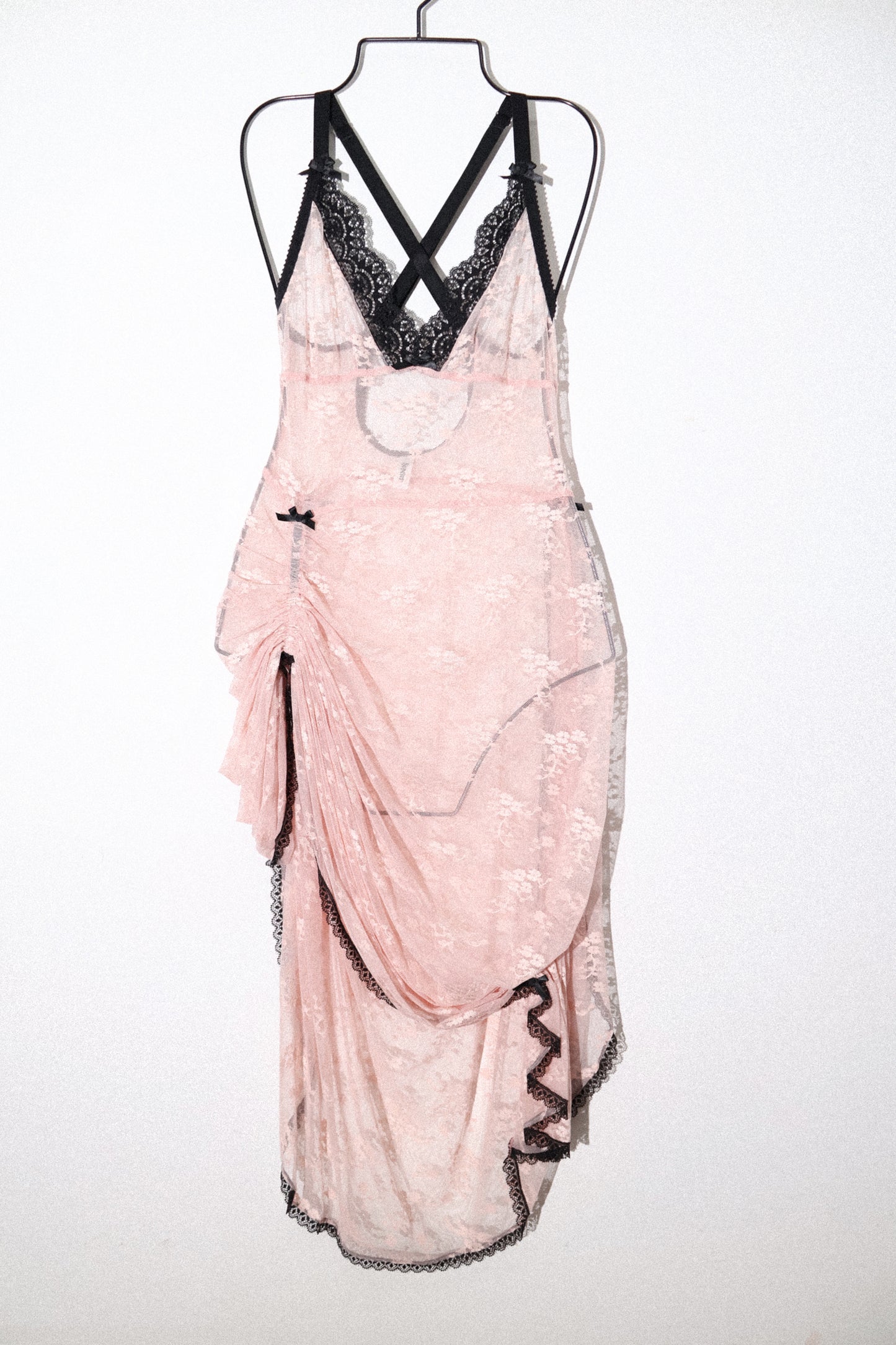 Zizette Dress Pink Lace