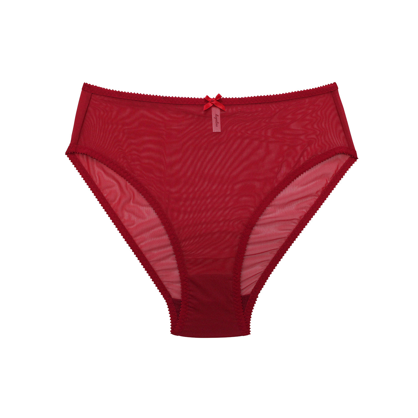 Deanna Knickers Red Mesh
