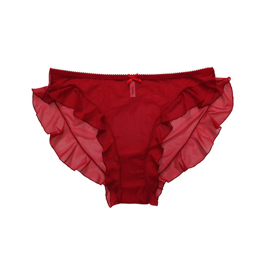 Delphine Knickers Red Mesh