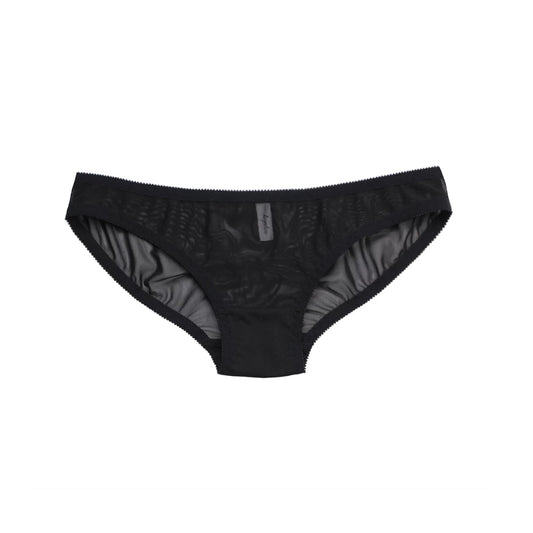 Donna Knickers Black Mesh