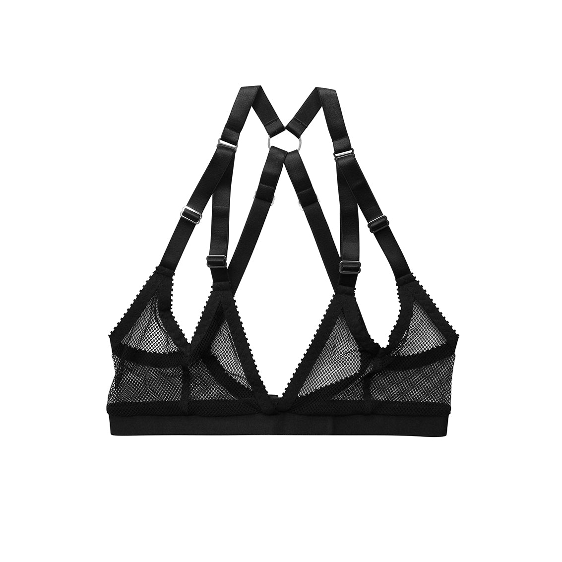 Black Strappy Bralette | Lucy by Hopeless Lingerie
