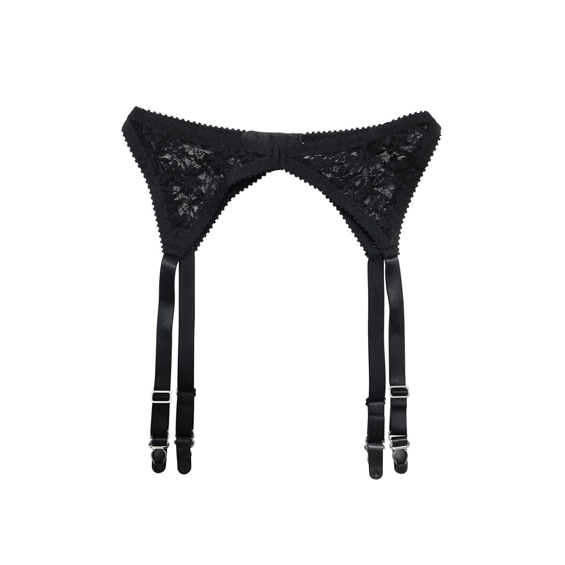 Black Lace Suspender | Hopeless Lingerie